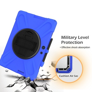 Funda para Tablet <span class=keywords><strong>Microsoft</strong></span> <span class=keywords><strong>Surface</strong></span> <span class=keywords><strong>Pro</strong></span> <span class=keywords><strong>X</strong></span> 2019 de <span class=keywords><strong>13</strong></span> Pulgadas, Híbrida, Rígida, de PC y Silicona, a Prueba de Golpes, con Correa - Product Image 1