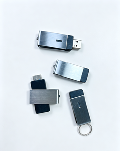 Clé USB rotative en métal haute vitesse en gros 8 Go 16 Go 32 Go 64 Go 128 Go avec logo personnalisé, clé USB mémoire, grande réduction - Product Image 4
