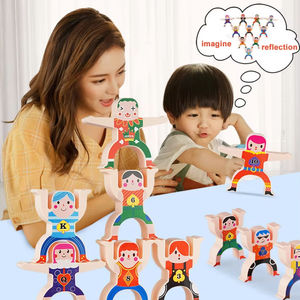 Jouets d'empilage pour enfants personnalisés, cirque, troupe acrobatique d'Hercule, blocs de construction d'équilibre, jeux d'empilage interactifs - Product Image 3