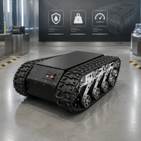 Platform Robot Listrik Segala Medan Ringan UGV Sasis Robot Bergerak Antarmuka Terbuka untuk Inspeksi, Penelitian, dan Pendidikan