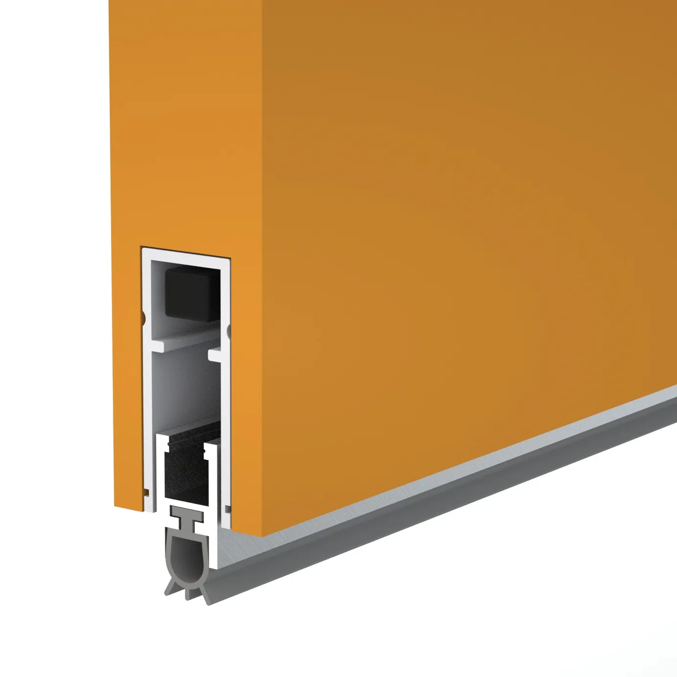 Silikon PVC Schallschutz Insekten schutz Tür unten Tür Dichtung Hardware