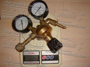 Regulador de Presión de Aire Industrial de Latón Tipo Europeo para Argón, Acetileno y Nitrógeno con Conector de Entrada W21.8-14 - Product Image 5