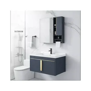 Fabrika sıcak satış ev Modern duvara monte lavabo Vanity banyo dolabı lavabo, banyo banyo lavabosu