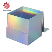 Baoren Dropshipping Quadratische Faltbare Umweltfreundliche Biologisch Abbaubare Einweg-Kartonbox Magnetische Geschenkdekoration Universell