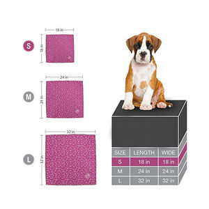 Toalla suave con logotipo impreso personalizado para perro, manta fresca de secado rápido, toalla refrescante para Saliva de Mascota, venta al por mayor - Product Image 3