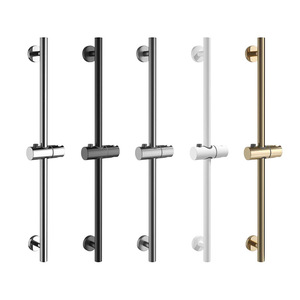 Jboyun Stainless Steel <b>Shower</b> <b>Head</b> Holder Adjustable Modern Bathroom Fixture Straight Design 621102 - Product Image 4