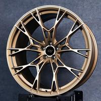 Jantes forgées bronze mat 17-24 pouces, 5 ou 6 trous, en alliage pour Porsche, BMW, Audi, Mercedes, Tesla, Toyota, Honda, Ford, SUV, EV