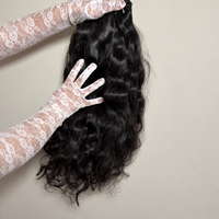 Extensions de cheveux naturels cambodgiens bruts, ondulés, 100% cheveux humains, texture soyeuse et ondulée