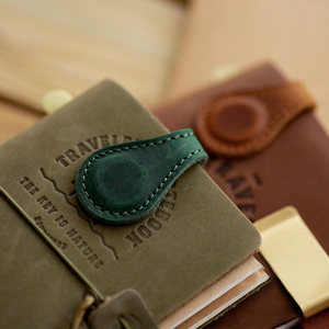 Custom Promotional Gift Premium Leather Reading Log Magnetic Bookmarks with Fun Designs