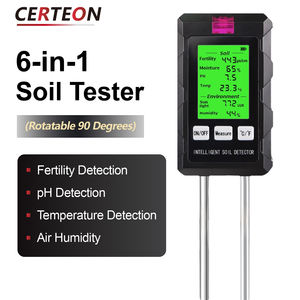 SPH030 Tester Digitale del Suolo 6 in 1 Rotante per pH Umidità Temperatura Fertilità Luce Giardino Agricoltura - Product Image 2