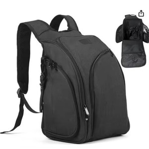 Sac à langer multifonctionnel avec échantillon gratuit - Grande capacité, imperméable avec matelas à langer, poches isothermes, idéal pour les voyages - Product Image 1