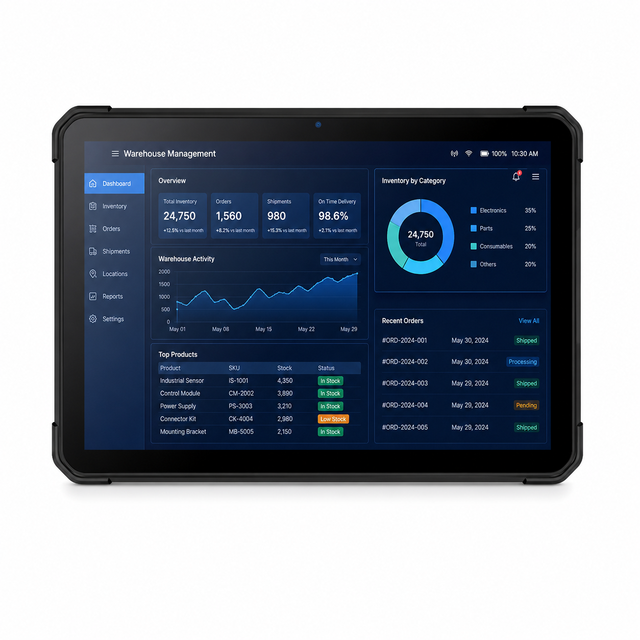 4G Rugged Tablet, 10.4-inch FHD+, 22000mAh battery, 12GB+256GB, Android 15