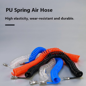 Tuyau Pneumatique PVC Flexible 15m Haute Pression – 3 Couches, Connecteur Rapide Britannique, Pour Compresseur D'Air