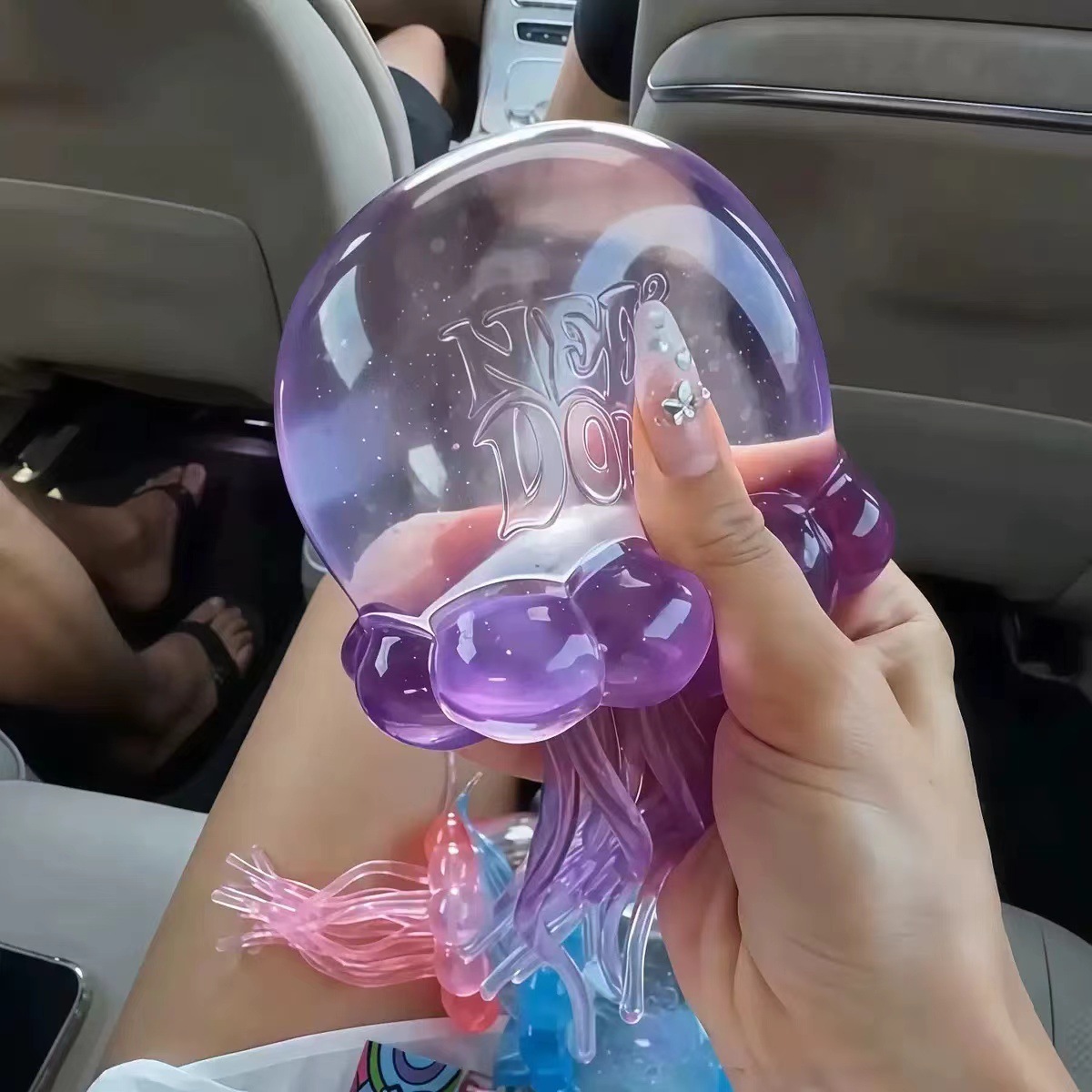 Maltose jellyfish purple 306g oversized color box with letters