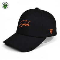 Casquette de baseball personnalisée de haute qualité à 6 panneaux, non structurée, style « Dad Hat », respirante, imperméable, avec broderie, pour un look sportif