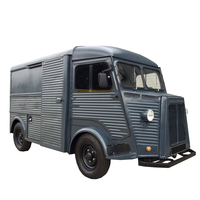 Camion de restauration mobile Black Coffee Van à vendre en Malaisie, cuisine mobile, restaurant, camion de restauration rapide vintage