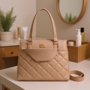 Neceser de Maquillaje Fana Dunia Original M3894 para Mujer Estilo Lindo Bolsa Cosmética de Viaje Estuche Portátil de Poliéster Cierre Abierto Logo de Piedra - Product Image 2