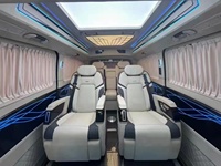 Kursi Mobil Kulit Pijat Elektrik Mewah VIP yang Dapat Direbahkan untuk Modifikasi benz MPV Sprinter v Class Vito V250 Vario Viano