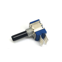 Potensiometer Ohm 1k 4 kelompok 14mm 500K Ohm Resistor 50k potensiometer putar 14 terminal