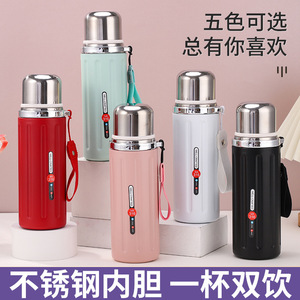 Taza termo de gran capacidad de acero inoxidable 316, tetera portátil moderna para deportes al aire libre, cordón, taza <span class=keywords><strong>romana</strong></span> de cañón pequeño - Product Image 3