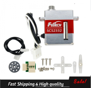 Feetech Scs2332 Nhỏ Robot Servo 4.5Kg Bị Khóa-Rotor Mô-men Xoắn 300 Độ Xoay Kim Loại Động Cơ Cho Bé Trai - Product Image 2