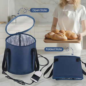 Runder faltbarer Teig Proof ing Box Brot Proof ing Box Faltbarer Teig <span class=keywords><strong>Proofer</strong></span> mit Timer Controller Temperatur regelung Sauerteig - Product Image 2