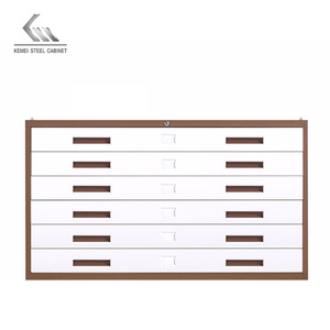 Gabinete de dibujo ancho de acero Gabinete de archivo plano Gabinete de dibujo de <span class=keywords><strong>mapa</strong></span> Gabinete de almacenamiento de archivo de metal personalizado - Product Image 5