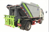 Nouveau camion à ordures compacteur Foton 4CBM 4x2 diesel, véhicule de collecte des déchets à chargement automatique
