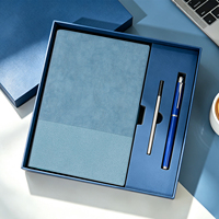 Ensemble cadeau carnet et stylo avec logo personnalisé, OEM, journal à couverture souple pour les professionnels, stylos métalliques en gros