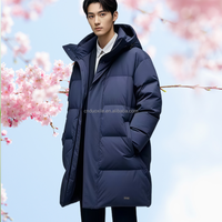 Parka longue imperméable personnalisée pour moto, chasse, sports, parka matelassée, bomber, veste d'hiver, veste universitaire pour homme, à capuche, coupe-vent, décontractée