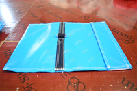 Sac de sable bleu couvre gonflable rebond maison tente ancre vinyle sacs de sable PVC toile gonflable château sac de sable