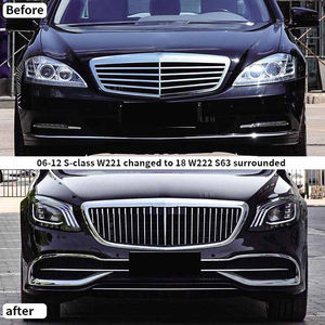 ชุดอุปกรณ์เสริมสำหรับรถ Mercedes-Benz S-Class 06-12, <span class=keywords><strong>W221</strong></span>อัพเกรด<span class=keywords><strong>18</strong></span> W222 S63รถภายนอกอัพเกรดรอบทิศทาง - Product Image 3