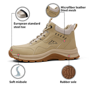 Chaussures <span class=keywords><strong>de</strong></span> <span class=keywords><strong>sécurité</strong></span> Guyisa pour hommes, en gros, avec embout en acier, imperméables, anti-écrasement et anti-perforation - Product Image 2