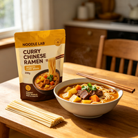 Best Selling 200g Curry Chicken Flavor Ramen Instant Noodles Halal Certified Bulk Export to EU US