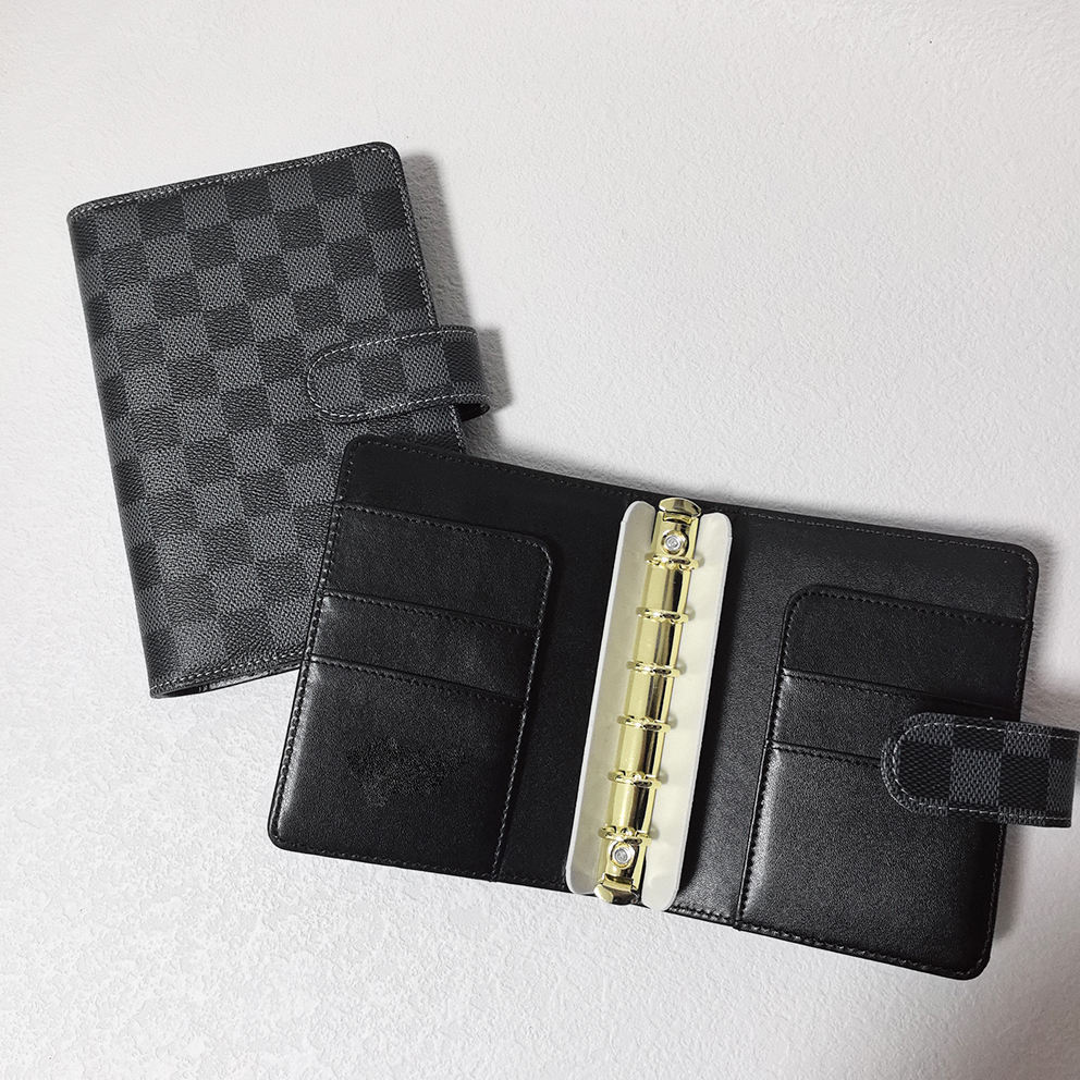 Black Checkered Budget Binder Cover