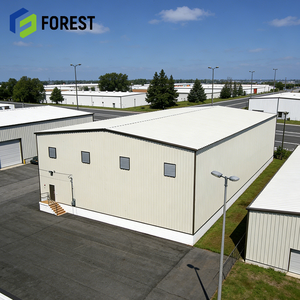 Bâtiment préfabriqué en acier de grande précision 100x100x20, robuste, hautement isolé, compact, mobile, structure maîtresse, robuste et efficace - Product Image 1