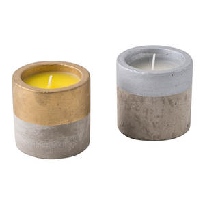 Boite de 10 bougies auriculaires, récipients multicolores, au Design personnalisé, parfums de Citronella, pour la vente en gros - Product Image 1