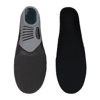 Semelles de sport EVA 2 pièces échangeables avec soutien de la voûte plantaire, antichoc, anti-humidité, anti-odeur, antidérapantes, respirantes et antimicrobiennes