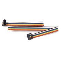 La fábrica proporciona Arco Iris personalizable Multicolor 8 10 15 20 30 40 Pin Flex paso de 2,54mm OEM/ODM uso electrónico arnés de cableado