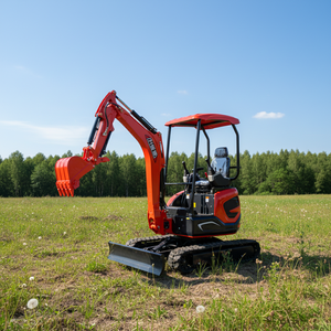 Mini-excavatrice de 2,5 tonnes avec moteur Kubota, mini-pelle EURO5, excavatrice de jardin de 1 tonne, 2 tonnes, micro-excavatrice domestique - Product Image 5