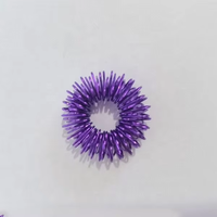 Anillo de masaje de dedos de acupresión de acero inoxidable, masajeador de dedos, anillos de dedo para aliviar el estrés