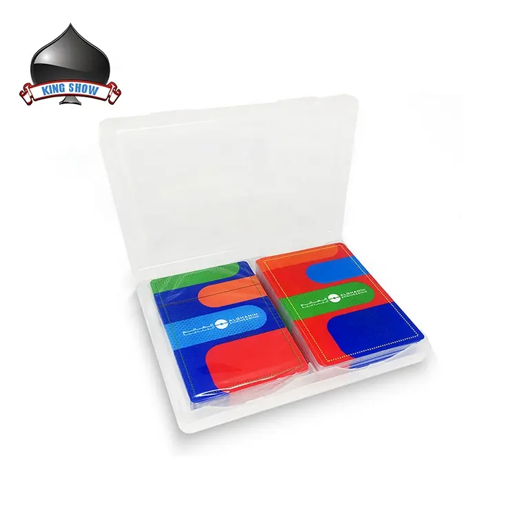Personalizado Casino Grade plástico-Jumbo Poker jogando cartas
