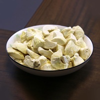 Chips de durian lyophilisées style influenceur, personnalisées en vrac, variété Golden Pillow, morceaux croustillants irréguliers, 1 kg par boîte, Linyi