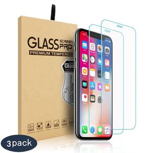 2 Packs 3 Packs 9H Protecteur d'écran en verre trempé pour iPhone 13 12 11 Pro <span class=keywords><strong>Max</strong></span> <span class=keywords><strong>X</strong></span>/XS XR <span class=keywords><strong>MAX</strong></span> 8 7 6 Plus - Product Image 1
