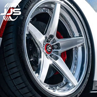 JJS كروم مخصص 2 قطعة مزورة 17 18 19 20 24 26 بوصة 5x5x x x x 5x x x x 4.5 عجلات من أجل audi A4 B8 benz