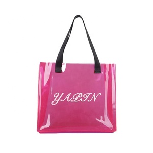 Bolsa de Compras Transparente de PVC Arcoíris, Personalizada, Económica y de Alta Calidad, Nueva Llegada 2026, para Mujer - Product Image 3