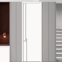 Portes intérieures modernes et minimalistes pour appartement, portes intérieures contemporaines pour maison, portes en bois traditionnelles pour la maison, fabrication en usine
