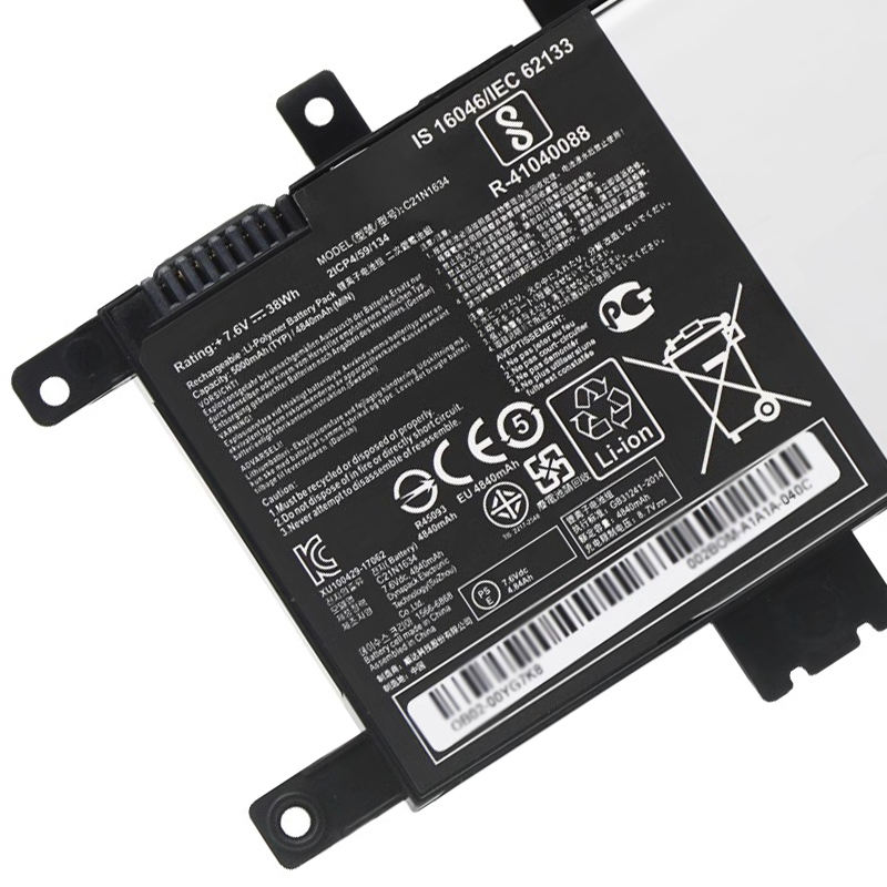 C21N1634 For ASUS A580U A580B X580U X580B A542U R542U