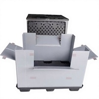 Conteneur de Palette en Plastique HDPE pour Utilisation Industrielle