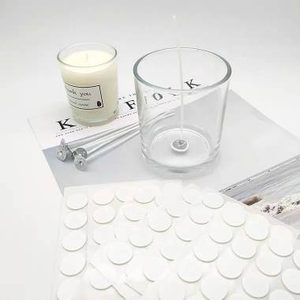 Material de vela DIY fijado con adhesivo de doble cara pegatina de mecha de vela con un diámetro de 20mm pegatina de vela - Product Image 1